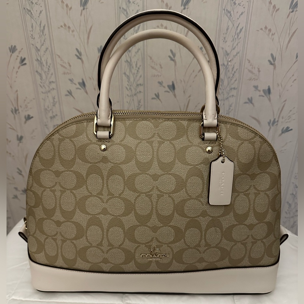 Coach Dome Monogram Satchel